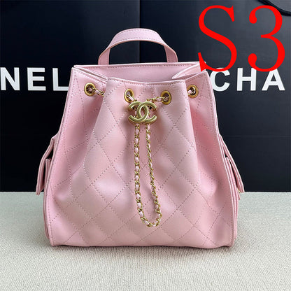 LCP18 Cowhide Leather Bag 23-23-14CM Shoulder bags