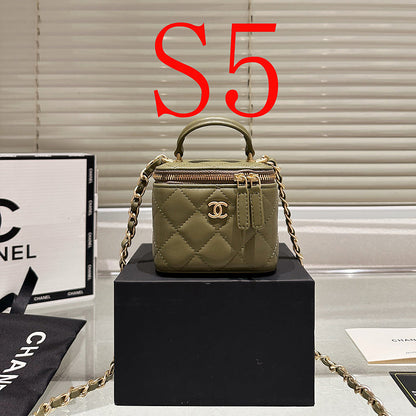 ACP01 Leather Bags 10CM Makeup tote Bag with Box
