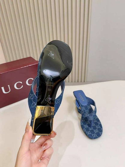 SHGS2 Women slipper high heels Shoes 35-43 with box