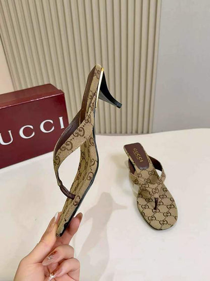 SHGS2 Women slipper high heels Shoes 35-43 with box