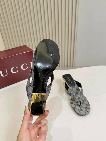 SHGS2 Women slipper high heels Shoes 35-43 with box