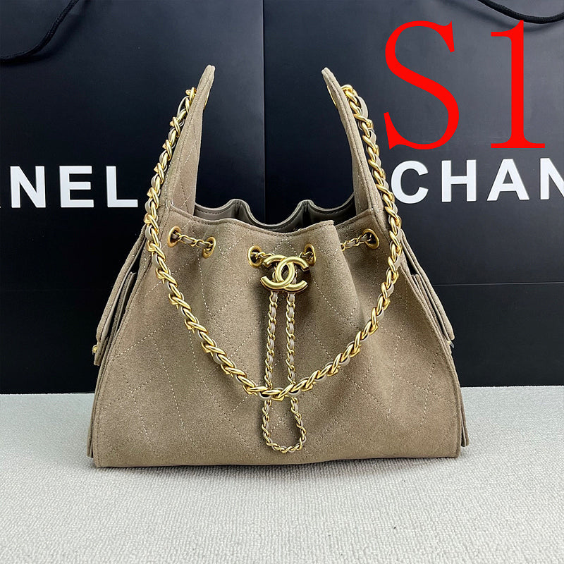 LCP11 Suede cowhide Bag 30-12-26CM Shoulder bags