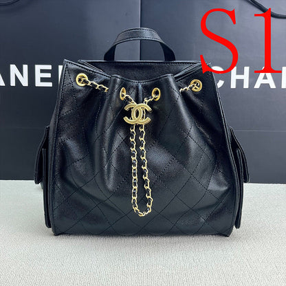 LCP18 Cowhide Leather Bag 23-23-14CM Shoulder bags