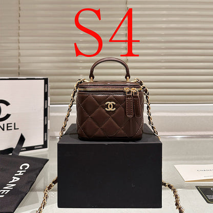 ACP01 Leather Bags 10CM Makeup tote Bag with Box