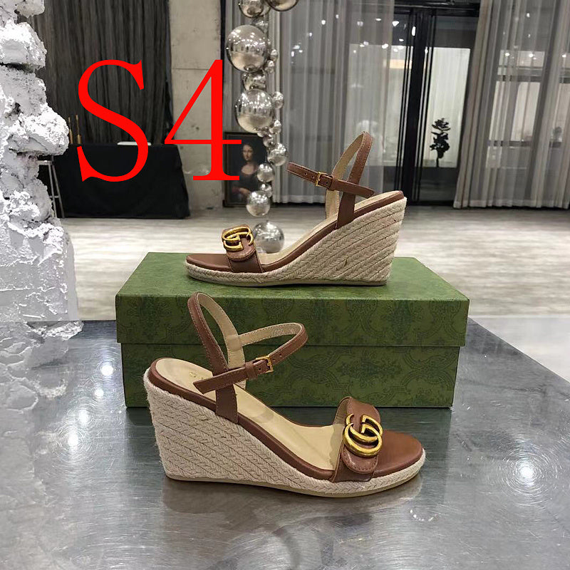 JHGS1 Slipper 8CM Heel Size 35-41 Lether Shoes with box