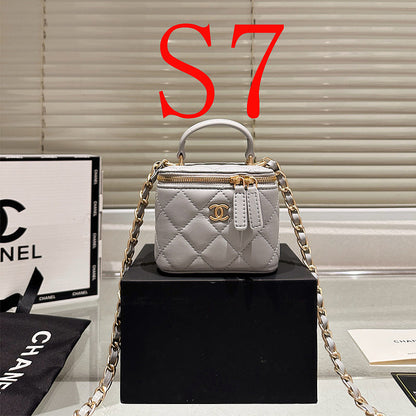 ACP01 Leather Bags 10CM Makeup tote Bag with Box