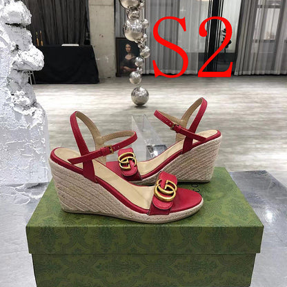 JHGS1 Slipper 8CM Heel Size 35-41 Lether Shoes with box